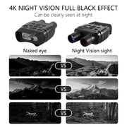 Digital Night Vision Binoculars & Goggles 36MP Max photo & 4K HD Video Infrared (IR) with LCD Screen Tracking up to 350M for Spotting, Hunting Wildlife