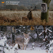 Wireless Bluetooth WildlifeTrail Camera with Night Vision Motion Activated 32MP 1296P Waterproof Stealth Camouflage for Hunting, Home Security | A280W