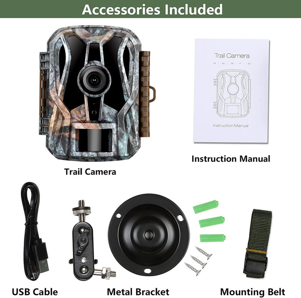 Victure mini trail game camera 16mp best sale 1080p with advanced night vision motion