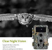 2-Pack Wildlife Trail Camera with No Glow Night Vision 0.1S Trigger Motion Activated 24MP 1296P IP66 Waterproof for Hunting | A262