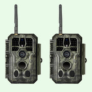 Wireless Bluetooth WildlifeTrail Camera with Night Vision Motion Activated 32MP 1296P Waterproof Stealth Camouflage for Hunting, Home Security