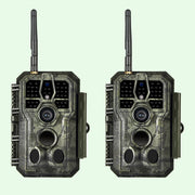 Wireless Bluetooth WildlifeTrail Camera with Night Vision Motion Activated 32MP 1296P Waterproof Stealth Camouflage for Hunting, Home Security