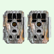 2-Pack Wildlife Trail Camera with Night Vision Motion Activated 0.1S Trigger Speed 24MP 1296P IP66 Waterproof for Hunting & home security | A280