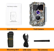 ireless Bluetooth WiFi Game Trail Deer Camera 24MP 1296P Video Night Vision No Glow Waterproof Motion Activated