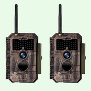 Wireless Bluetooth WiFi Game Trail Deer Camera 24MP 1296P Video Night Vision No Glow Motion Activated Waterproof Photo & Video Model